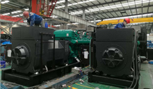 喜讯，乐投平台3台2000KW/10.5KV高压发电机并网成功