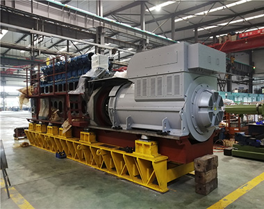 贵州省盘州红达瓦斯电站项目配4台乐投平台6极高压1550KW/10.5KV