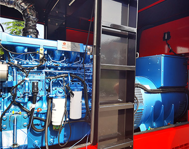 乐投平台400KW/400V发电机应用于国内某租赁项目